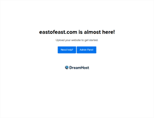 Tablet Screenshot of eastofeast.com